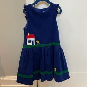 Florence Eiseman corduroy girls dress